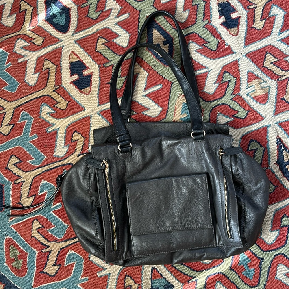 See by Chloe Steel Grey Leather Purse